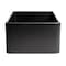 Alfi Brand Black Matte Smooth Apron 30" x 18" Single Bowl Fireclay Farm Sink ABF3018-BM - alternate 8